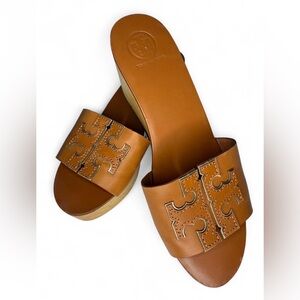 Tory Burch Women's Ines Wedge Platform Slide Sandals.